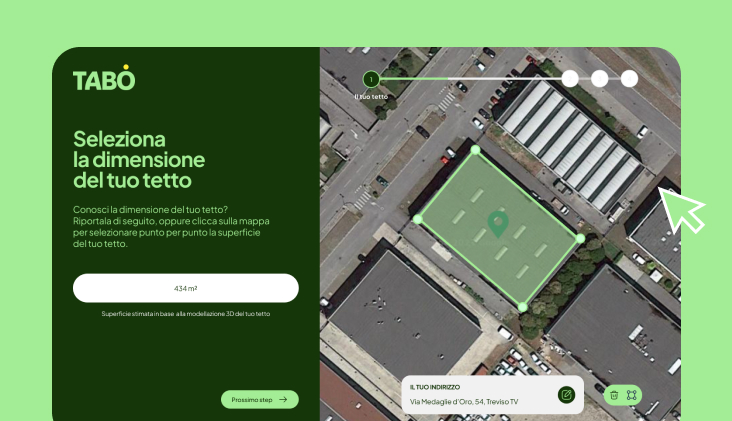 Disegna la metratura del tuo tetto